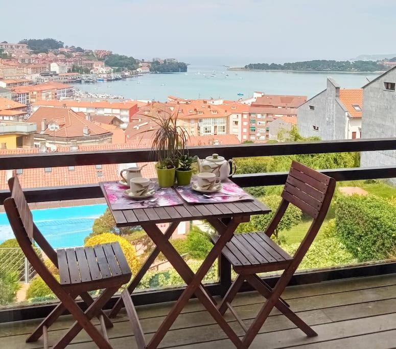 Apartamento Terraza Y Piscina Con Vistas Espectaculares Al Mar Parking Cubierto San Vicente De La Barquera Exterior foto