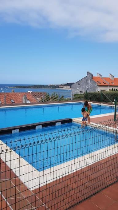 Apartamento Terraza Y Piscina Con Vistas Espectaculares Al Mar Parking Cubierto San Vicente De La Barquera Exterior foto